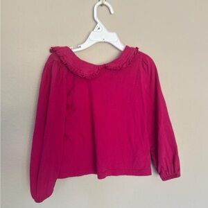 GAP Fuchsia Long Sleeve Kids Top